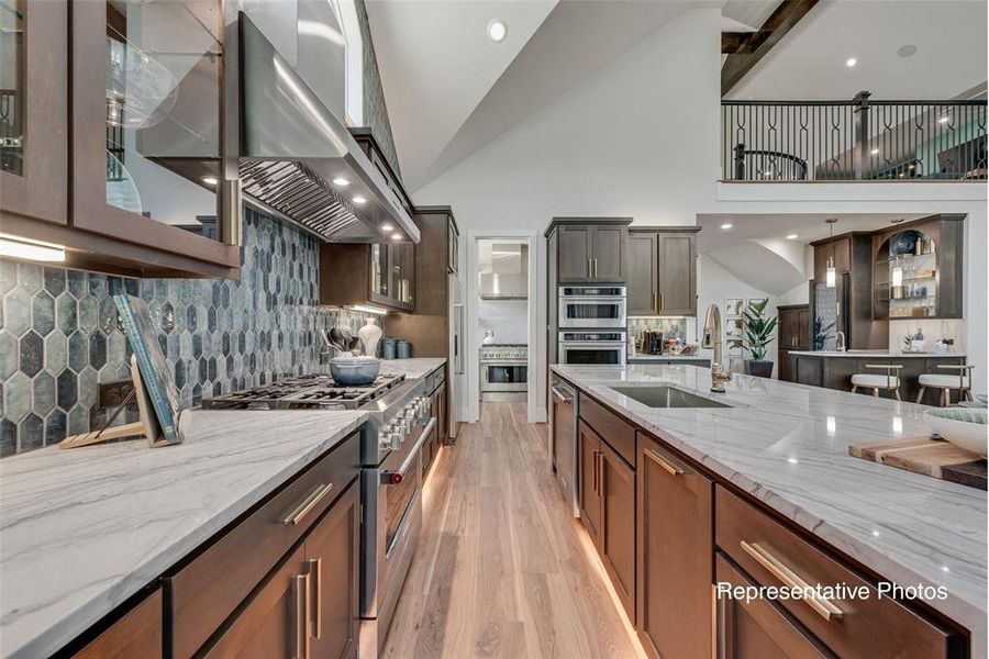 Furnished interior view inside a new home in Creekside at Elevon, Lavon (Image 5).