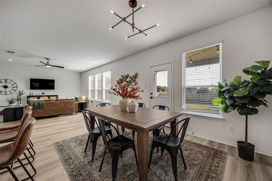 Furnished interior view inside a new home in Retreat at San Gabriel, Georgetown (Image 21).