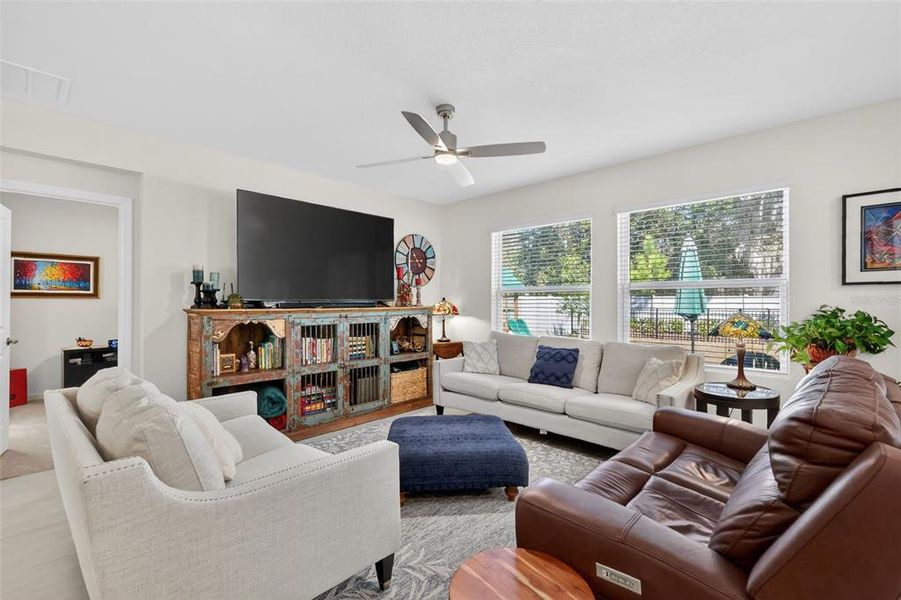 Furnished interior view inside a new home in Liberty Preserve, Leesburg (Image 10).