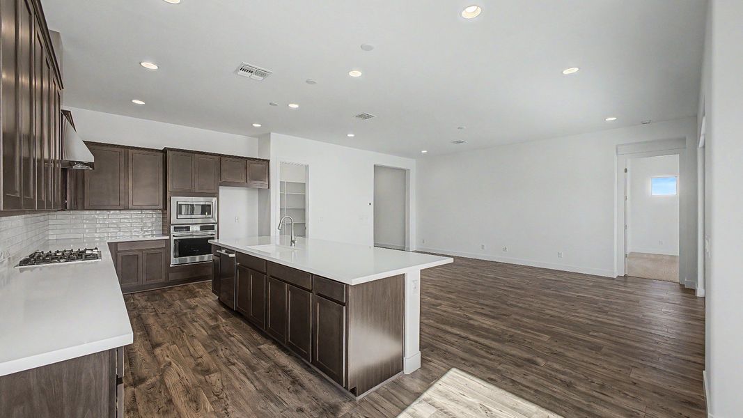 Furnished interior view inside a new home in Arroyo Seco - Hacienda, Buckeye (Image 13). Furnished interior view inside a new home in Arroyo Seco - Hacienda, Buckeye (Image 13).