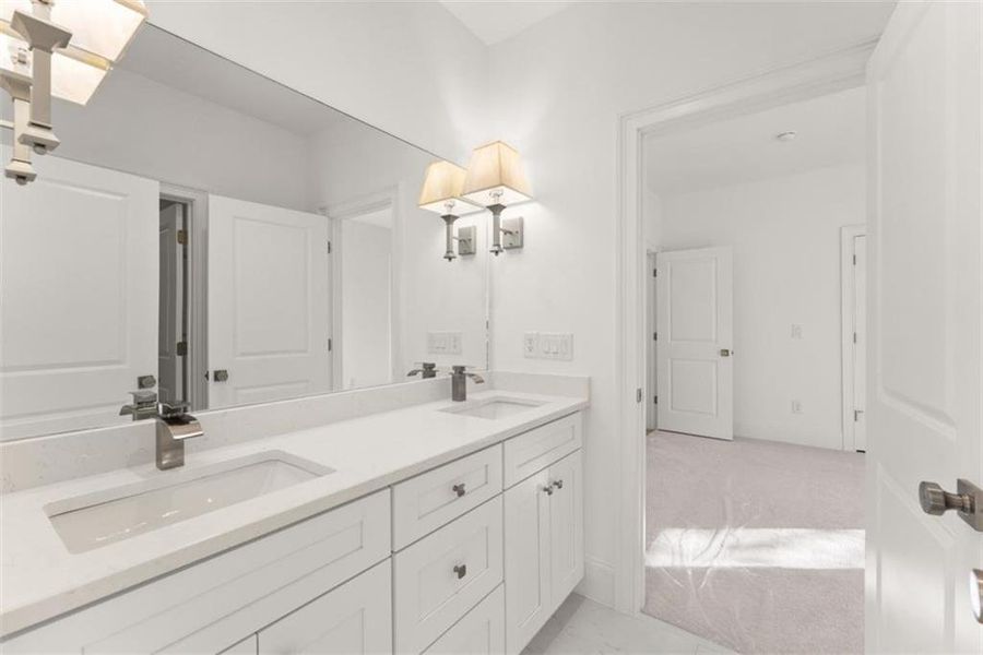 Furnished interior view inside a new home in , Cleveland (Image 14).