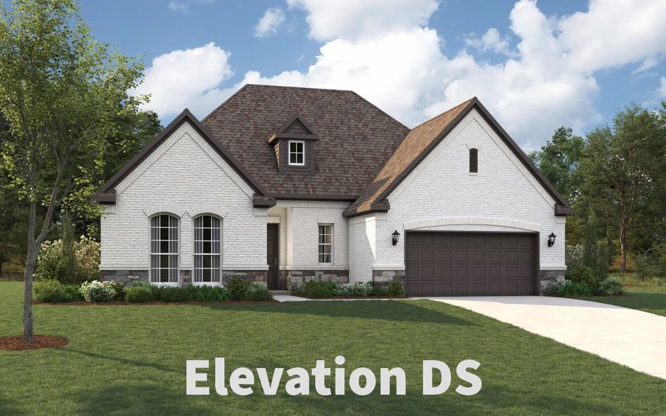 Representative exterior photo of a completed home built from the Keystone by Stonehollow Homes in River Ranch, Van Alstyne, TX (Image 15). Representative exterior photo of a completed home built from the Keystone by Stonehollow Homes in River Ranch, Van Alstyne, TX (Image 15).