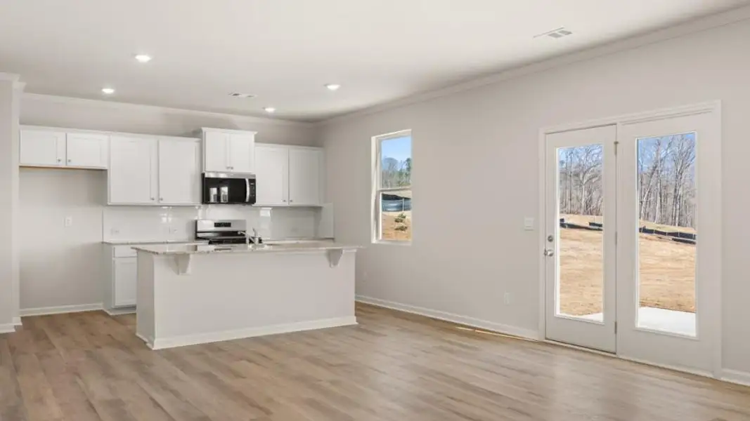 Furnished interior view inside a new home in Sheffield Highlands, Dallas (Image 3).