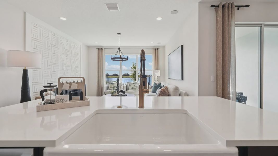 Furnished interior view inside a new home in Isla Mirada, San Antonio (Image 24).