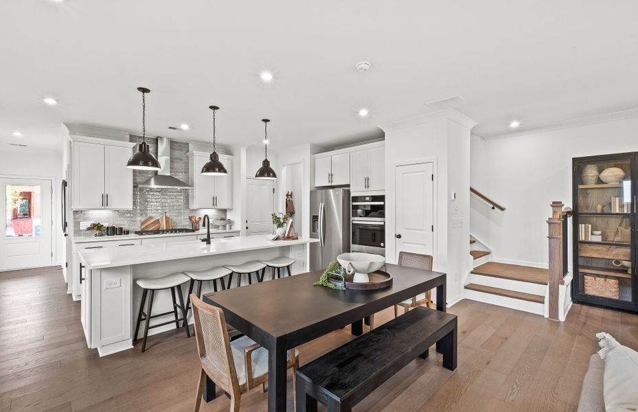 Representative furnished interior of a home built from the Cooper by Pulte Homes in Parkside Towns, Charlotte (Image 12).