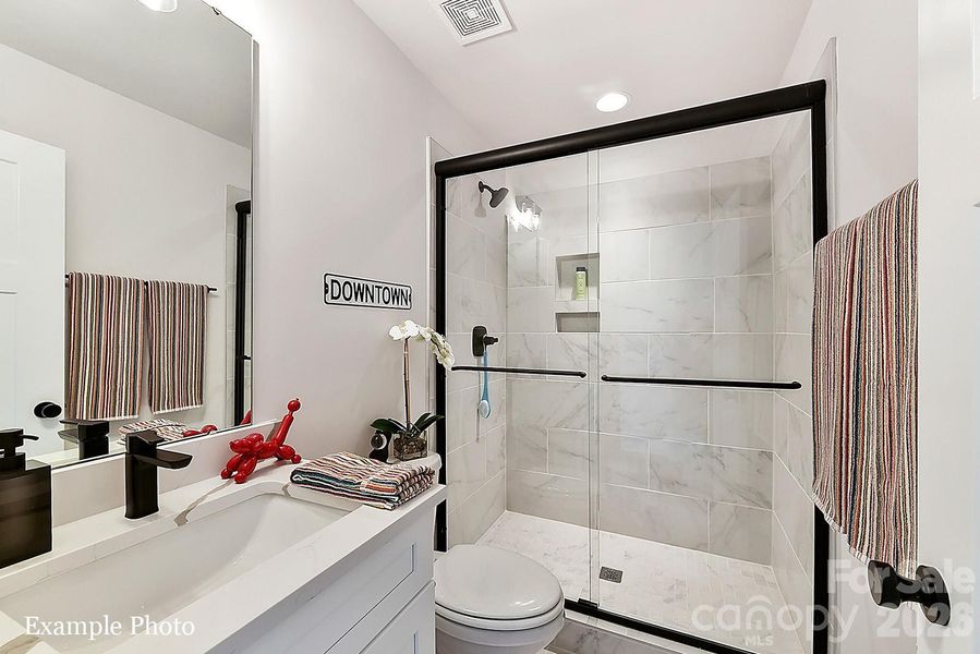 Furnished interior view inside a new home in North End Terraces, Charlotte (Image 17).