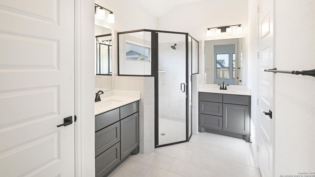 Furnished interior view inside a new home in Solms Landing 45', New Braunfels (Image 5).