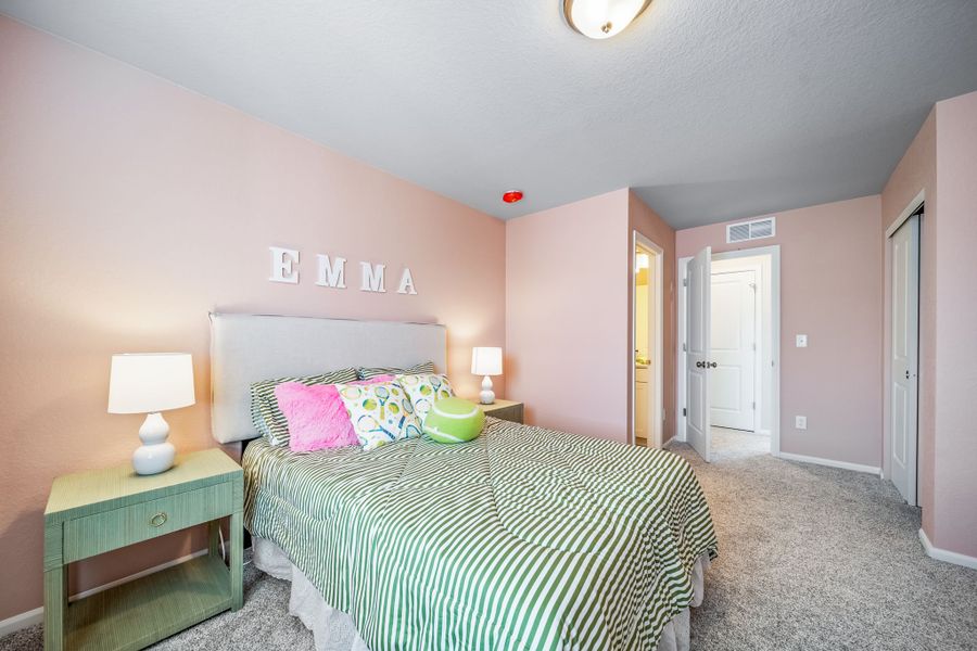 Furnished interior view inside a new home in Green Valley Ranch, Aurora (Image 23).