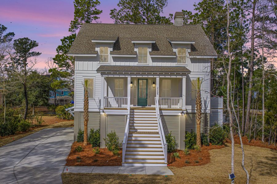 Front exterior of a new home in , Mount Pleasant, SC, highlighting curb appeal (Image 28).