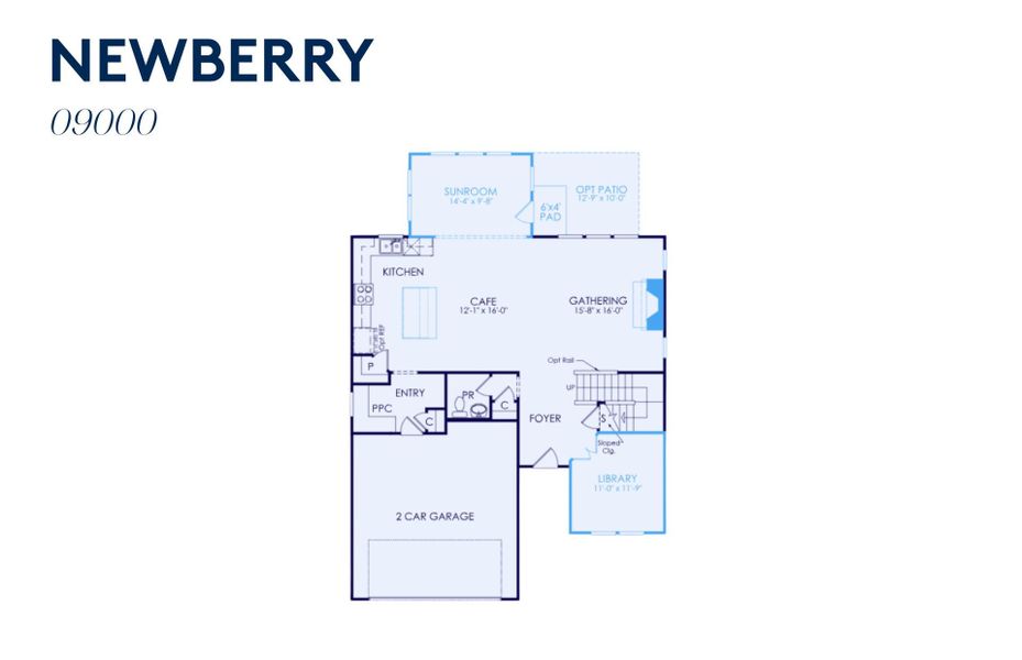 2D floor plan layout of this home in Kinsdale, Lancaster, SC (Image 3).