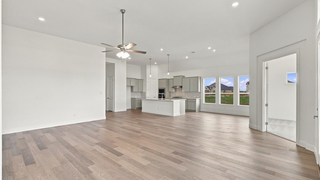 Furnished interior view inside a new home in Green Meadows Classic, Celina (Image 31).