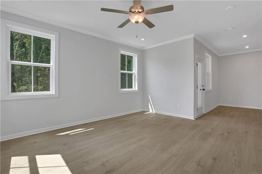 Spacious, unfurnished interior of a new home in Poppy at GreenHouse, Marietta (Image 20).