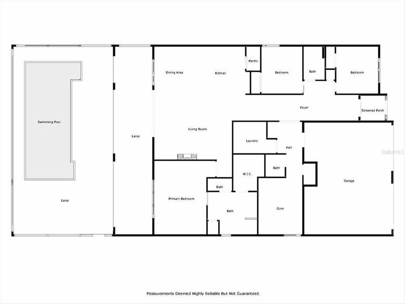2D floor plan layout of this home in , Punta Gorda, FL (Image 3).