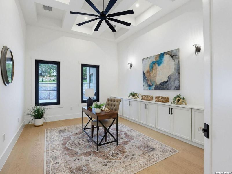 Furnished interior view inside a new home in , San Antonio (Image 55). Furnished interior view inside a new home in , San Antonio (Image 55).