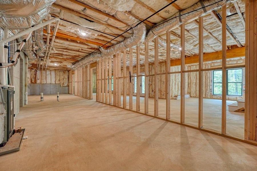 In-progress construction of a new home in , Canton, GA (Image 68).