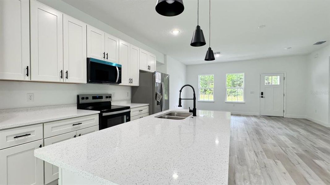 Furnished interior view inside a new home in , Citrus Springs (Image 8).