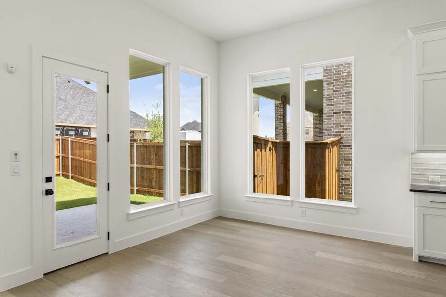 Representative unfurnished interior of a home built from the 5022 by Tradition Homes in Lakewood at Brookhollow – 60′ Lots, Prosper (Image 22).