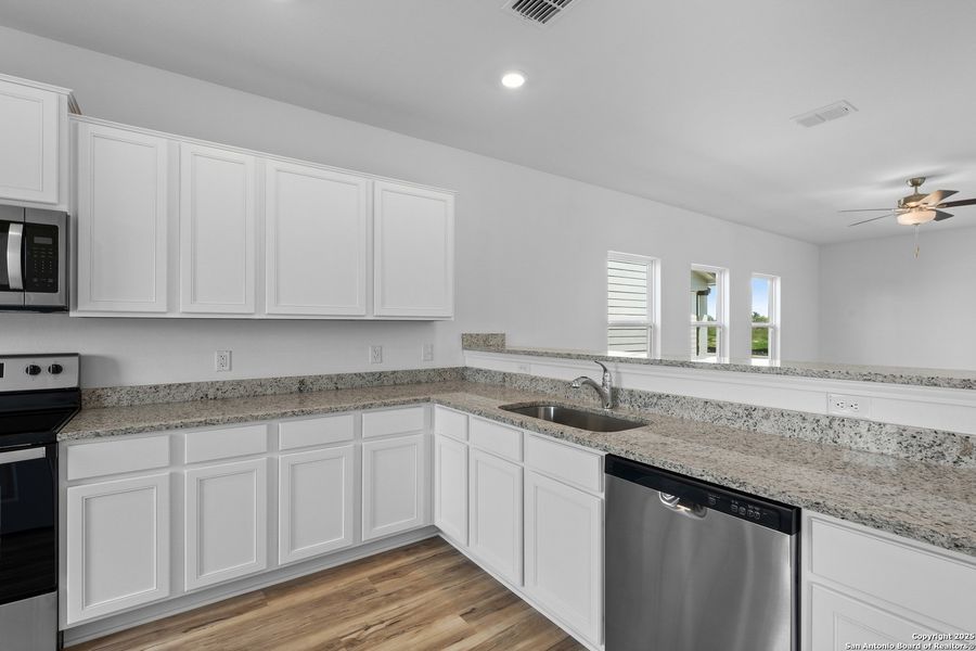 Furnished interior view inside a new home in Blue Wing, San Antonio (Image 4). Furnished interior view inside a new home in Blue Wing, San Antonio (Image 4).