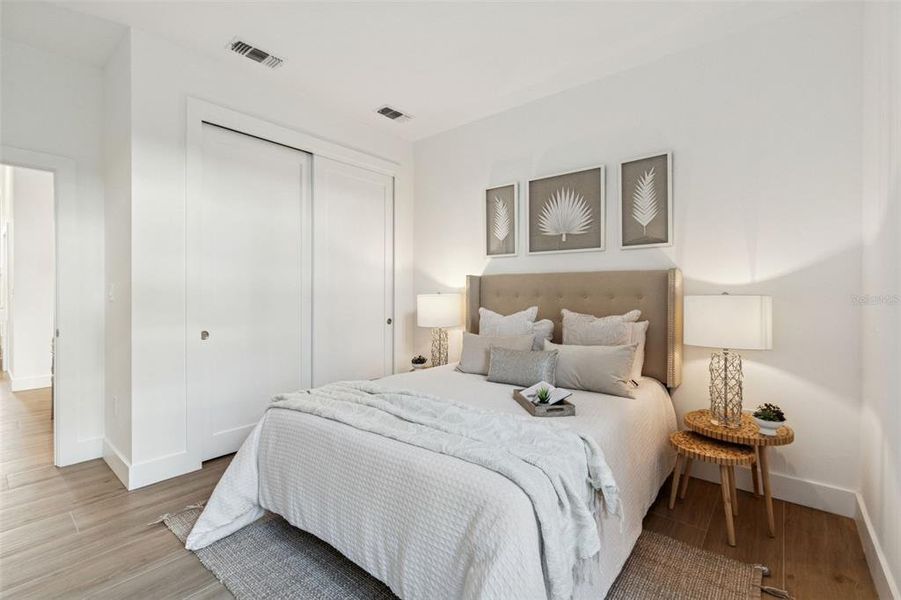 Furnished interior view inside a new home in , Sarasota (Image 44).