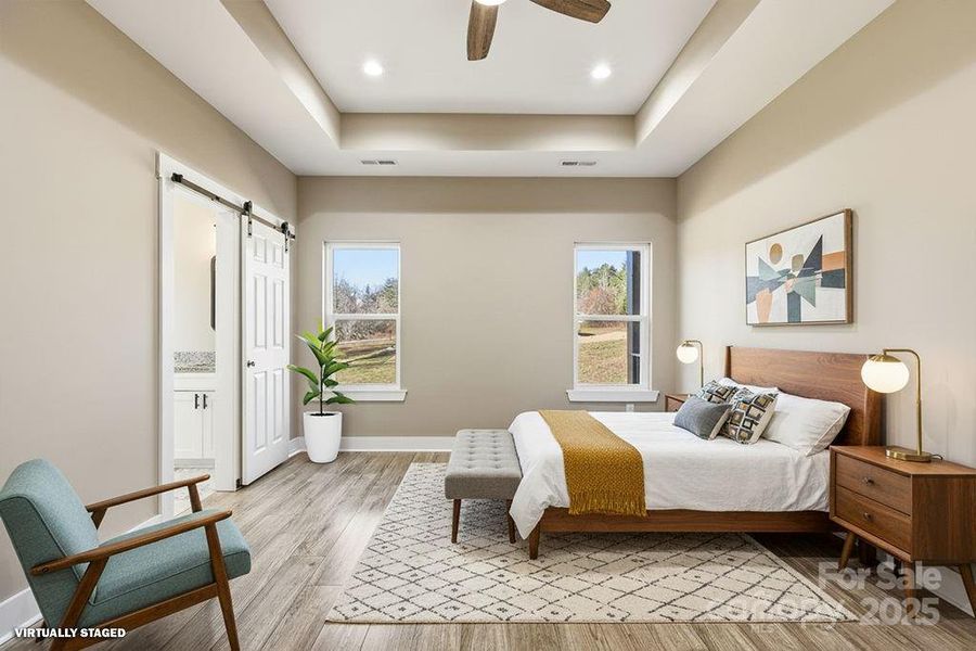 Furnished interior view inside a new home in , Hendersonville (Image 8).