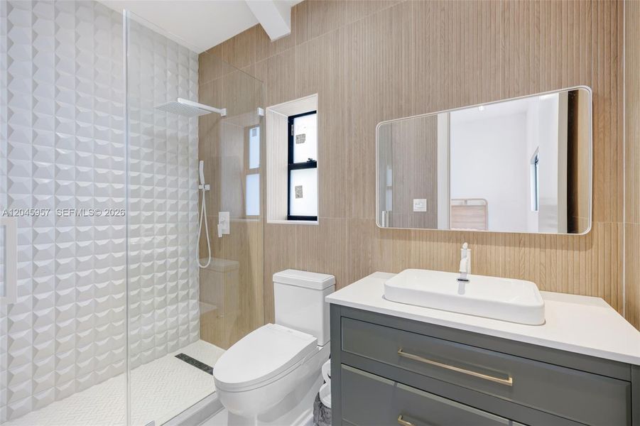 Furnished interior view inside a new home in , Miami (Image 22).