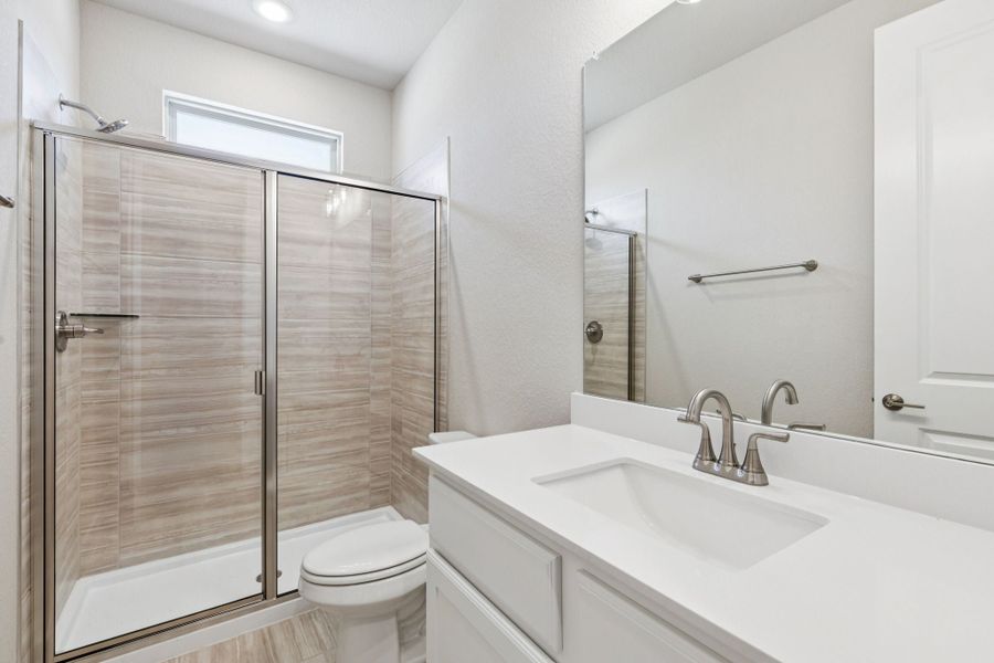 Furnished interior view inside a new home in Painted Tree Woodland West, McKinney (Image 13).