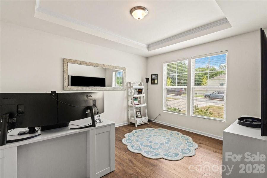 Furnished interior view inside a new home in Sanders Ridge, Troutman (Image 9).