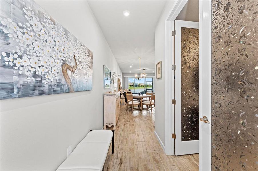 Furnished interior view inside a new home in , Venice (Image 42).