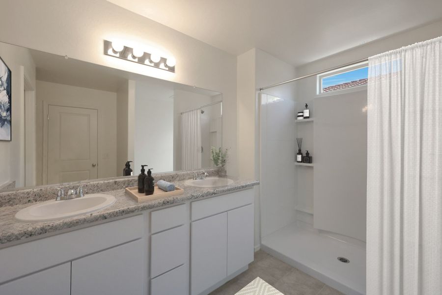 Furnished interior view inside a new home in Cross Creek Ranch, Coolidge (Image 11).