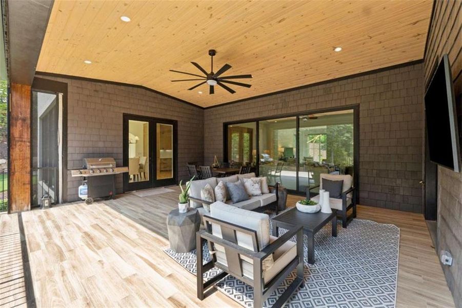 Furnished interior view inside a new home in , Roswell (Image 11).