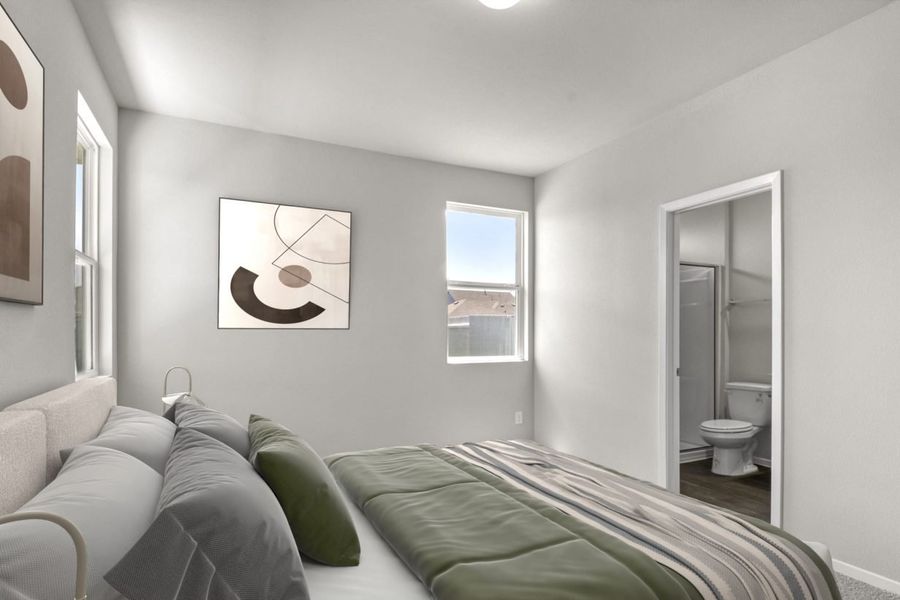 Furnished interior view inside a new home in Casetta Ranch, Kyle (Image 8).