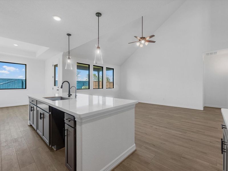 Furnished interior view inside a new home in Austin Point, Richmond (Image 9).
