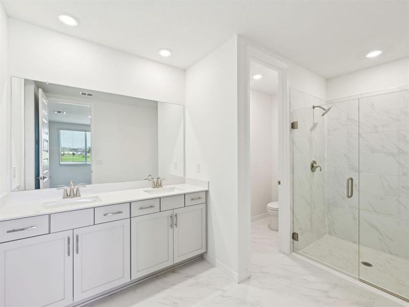 Furnished interior view inside a new home in Salt Meadows - Signature Series, Parrish (Image 4).