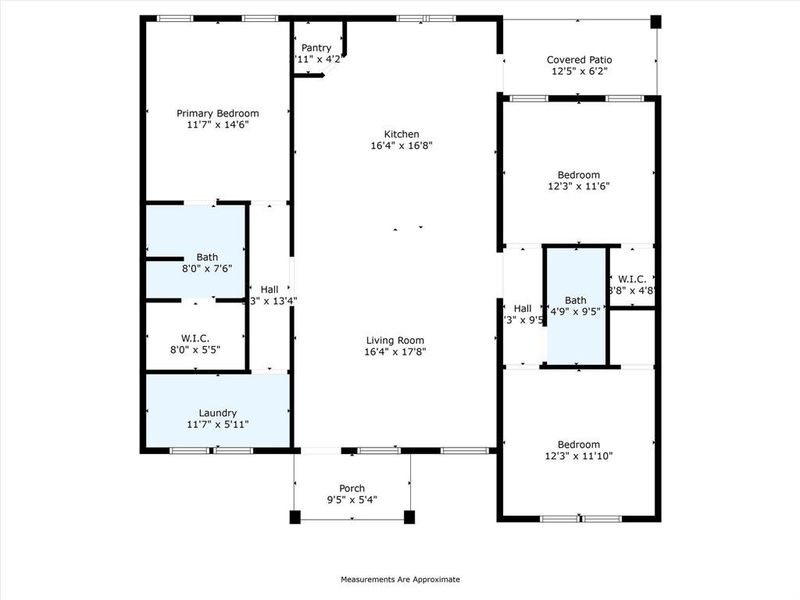 2D floor plan layout of this home in , Commerce, TX (Image 3). 2D floor plan layout of this home in , Commerce, TX (Image 3).