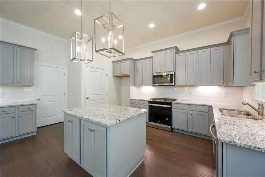 Furnished interior view inside a new home in , Acworth (Image 8). Furnished interior view inside a new home in , Acworth (Image 8).