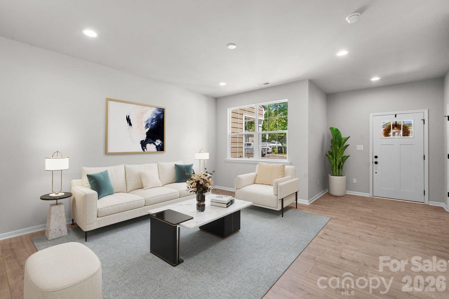 Furnished interior view inside a new home in , Concord (Image 8).