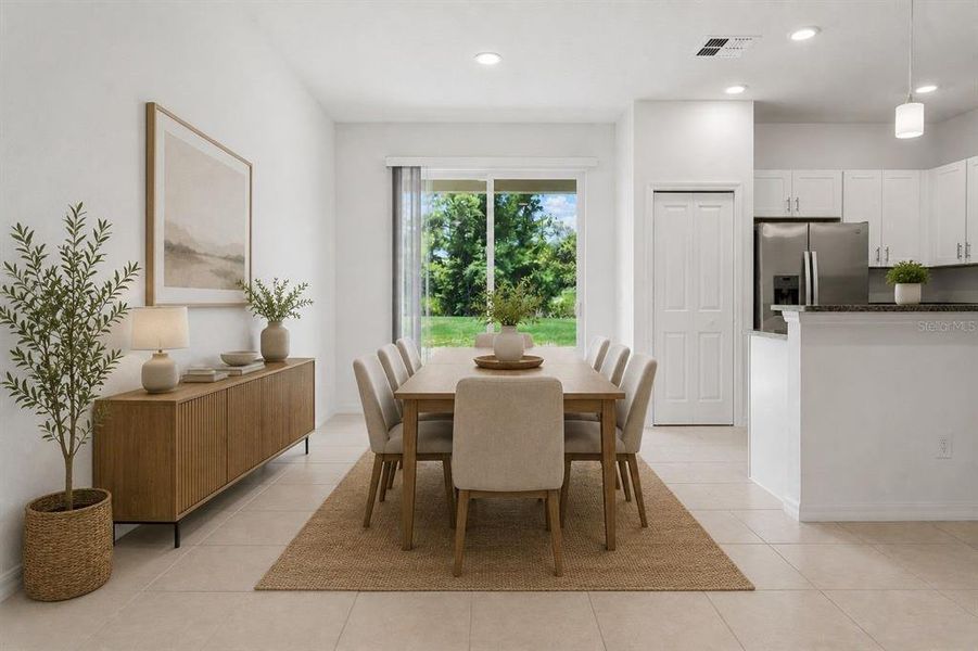 Furnished interior view inside a new home in Angeline, Land O' Lakes (Image 10).