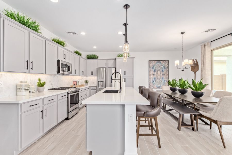 Furnished interior view inside a new home in Rancho Mercado, Surprise (Image 14).