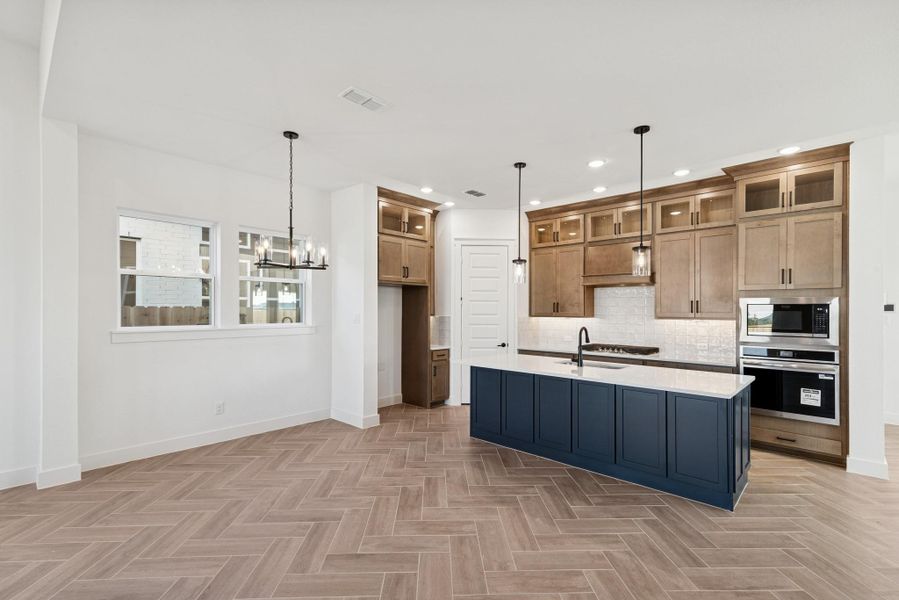 Furnished interior view inside a new home in , Katy (Image 6).