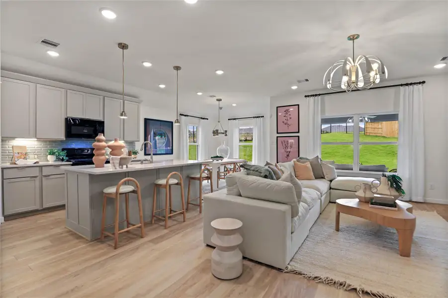 Model home photos of similar floorplans, not pictures of actual home.