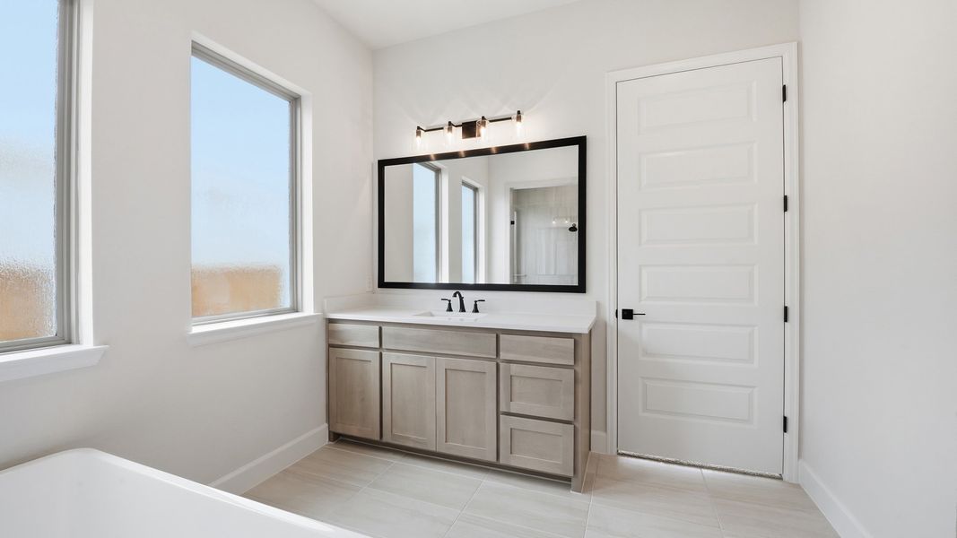 Furnished interior view inside a new home in Talon Hills, Fort Worth (Image 12). Furnished interior view inside a new home in Talon Hills, Fort Worth (Image 12).