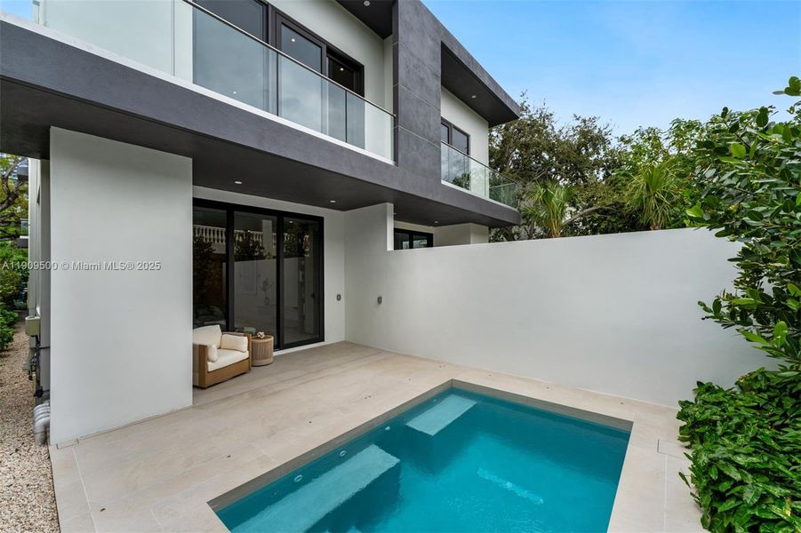 Exterior details and patio area of a home in , Miami (Image 24). Exterior details and patio area of a home in , Miami (Image 24).