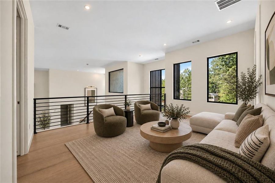 Furnished interior view inside a new home in , Fairburn (Image 7).