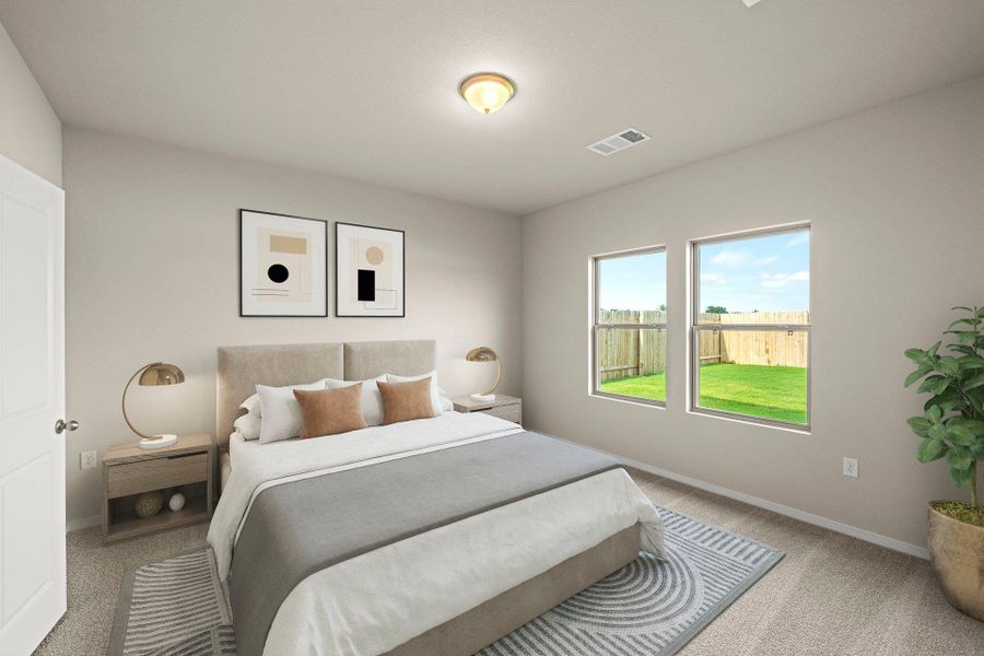 Primary Bedroom - Virtually Staged Primary Bedroom - Virtually Staged