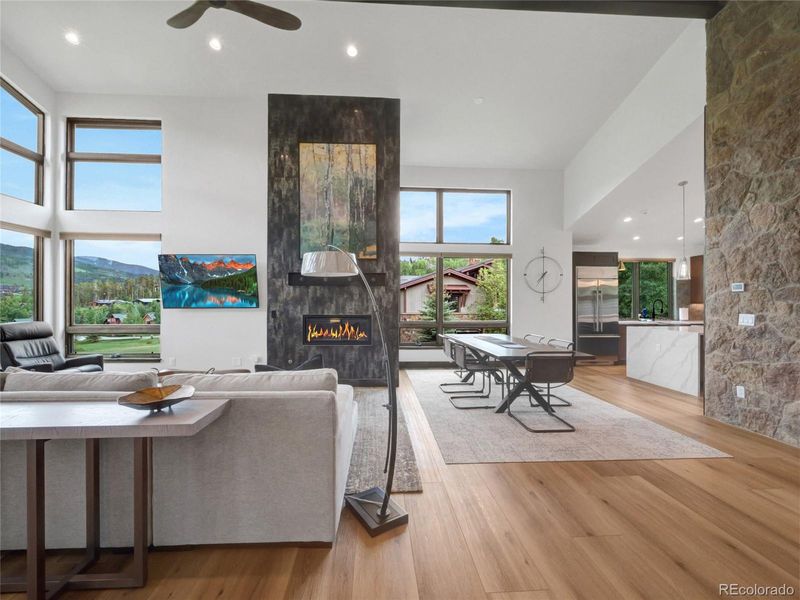 Furnished interior view inside a new home in , Silverthorne (Image 8).
