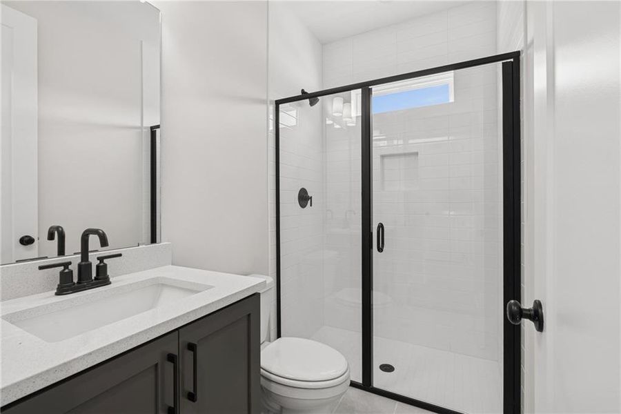 Furnished interior view inside a new home in Settingdown Farms, Cumming (Image 8).