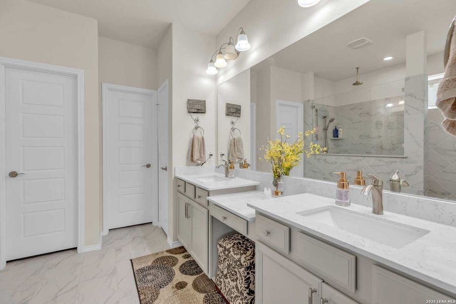 Furnished interior view inside a new home in Davis Ranch, San Antonio (Image 14).