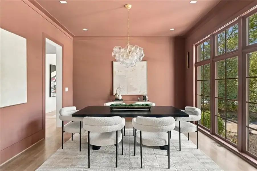 Furnished interior view inside a new home in , Atlanta (Image 9).