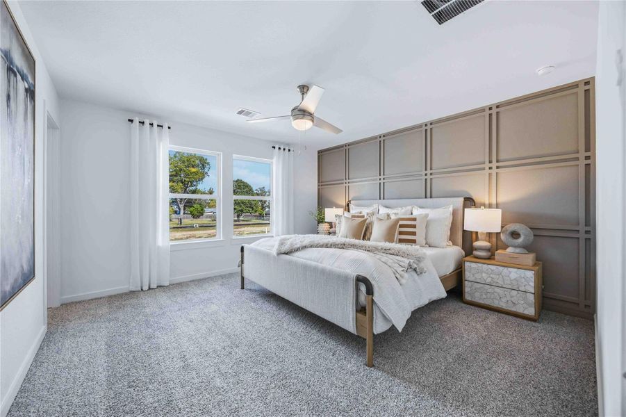 Furnished interior view inside a new home in Highland Court, Houston (Image 8).