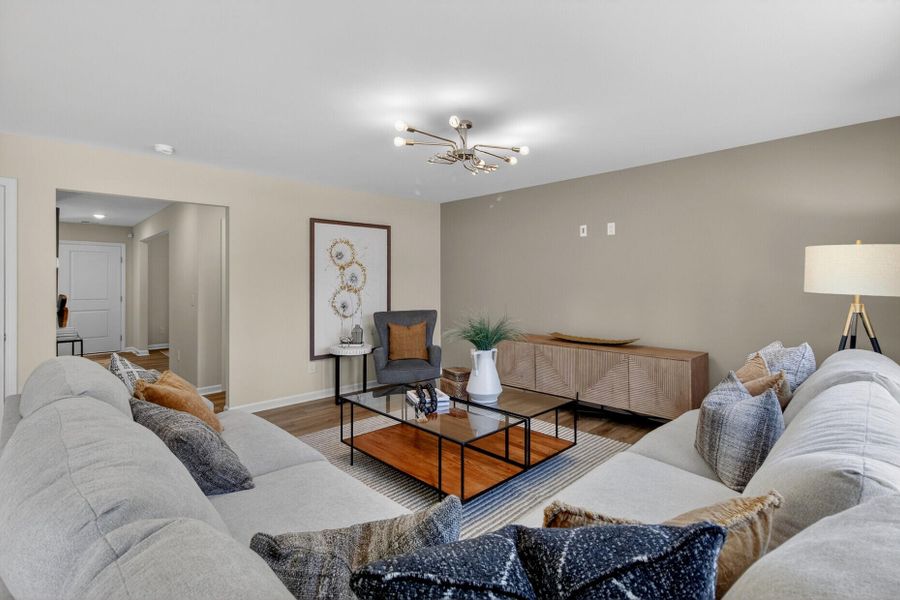 Furnished interior view inside a new home in , Ladson (Image 26).
